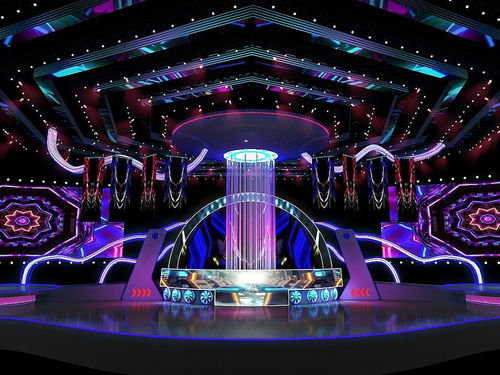 光影交響曲 炫酷燈光與科幻風車舞臺的藝術造型策劃